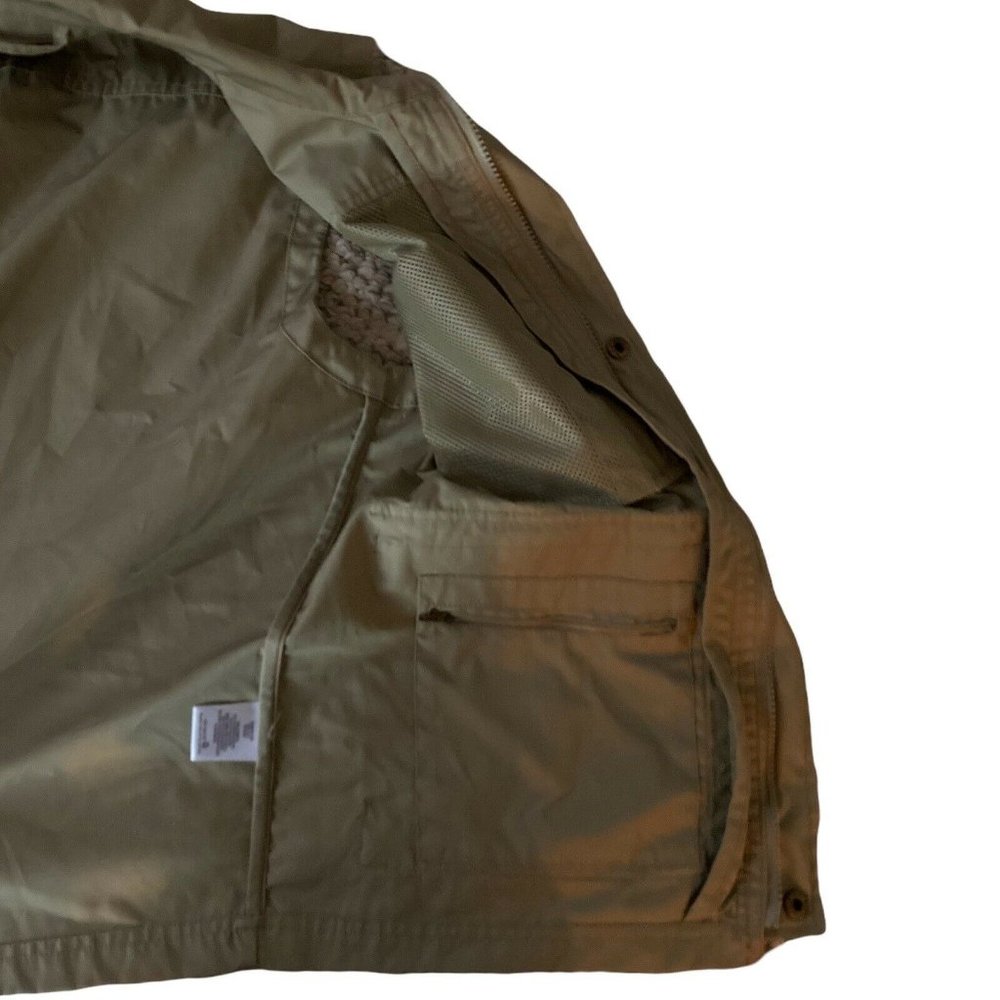 Northwest Territory Vest Mens Small Olive Full Zip Hiking Fishing Outdoors Camp - Picture 4 of 12